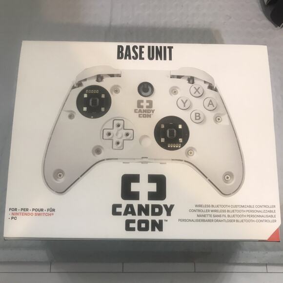 CANDY CON Base Unit Customizable Wireless Bluetooth Controller New - Picture 1 of 12